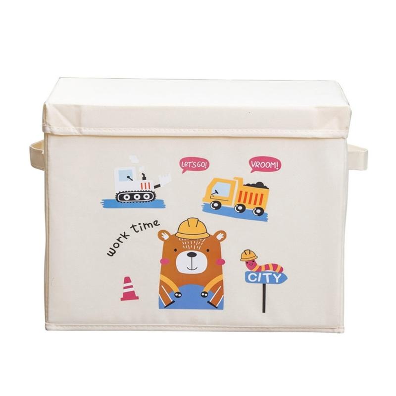 Practical Foldable Cubes Shelf Storage Bins Space Saving Toy Storage Case for Childrens Toy Bedroom Organization