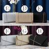 Harujio Damen Umhängetasche mit Kette, Clutch Tasche, Perfekt für Hochzeiten, Partytaschen, Formelle Anlässe, Hochzeitsfeiern, Konfirmation