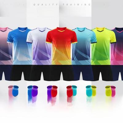 Quick-Dry Short-Sleeve Sports Suit for Adults & Kids, Perfect for Team Building, Competitions, & Leisure, Includes Football Uniform & Training Suit