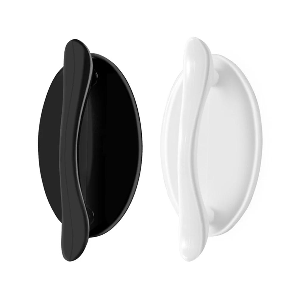 82x49 X29 Mm Door Handle Smooth Strong Home Improvement Refrigerators Self-adhesive Sliding Handle For Doors Curved Handle
