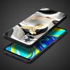 Happy Black Apple Phone Case Cover for Redmi 14C 10C Note 15 14 13 12 10 11 K40 Pro Plus 5G Shockproof Soft TPU Shell Funda Bag