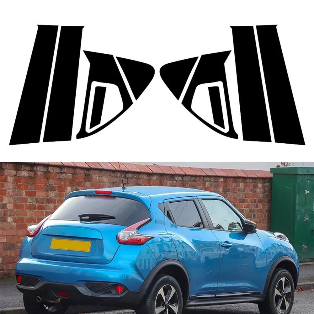 État Neuf Garnitures de Fenêtre de Voiture Aspect Fibre de Carbone