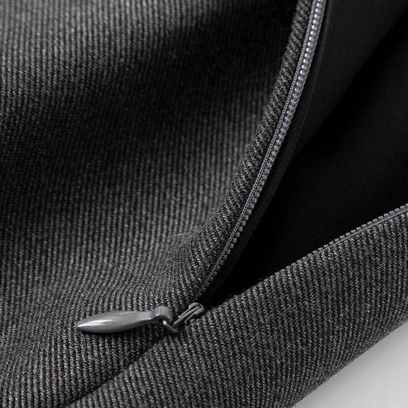 Móda Jednobarevná Dámská Módní Rybí Ocas Sukně Dojíždění Rovná Trubka Vysoký Pas Zeštíhlující Temperament Skládaná Sukně Dáma