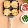 1PC 4-Hole 2-Hole Frying Pot Pan Omelet Pan Non-stick Pancake Steak Cooking Egg Ham Pans Breakfast Maker Cookware