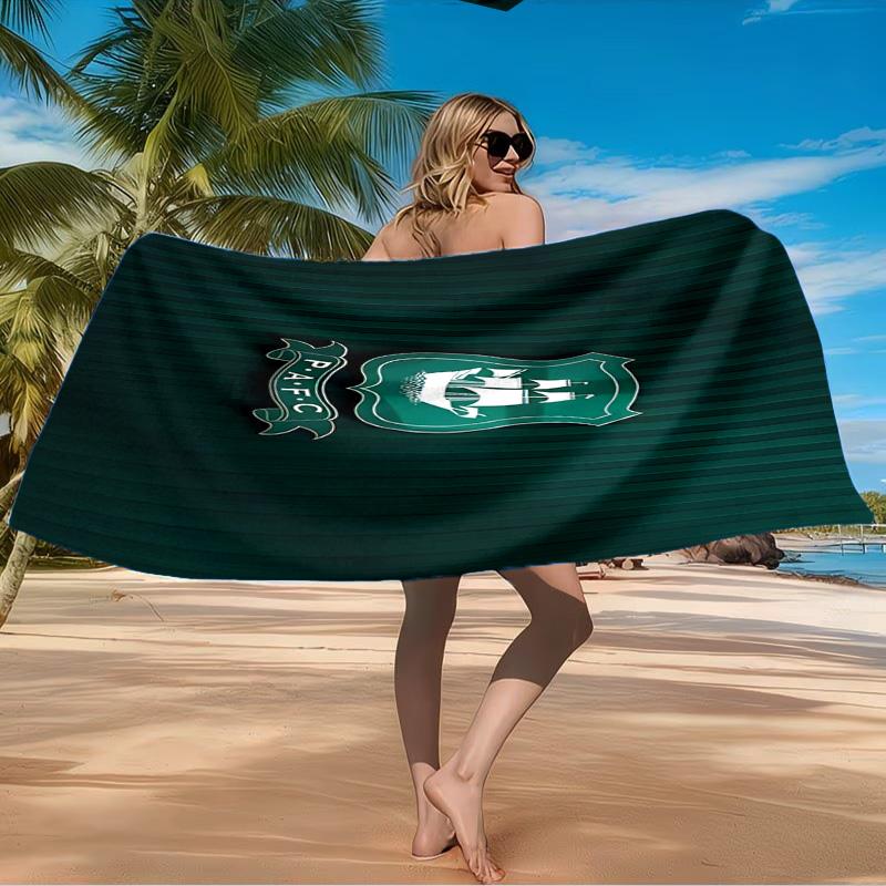 Pafc Ship Crest Emblem Beach Towel Microfiber Beach Towel, Lightweight and Quick-Dry, for Summer Travel, Swimming Pool Fan Birthday Gift