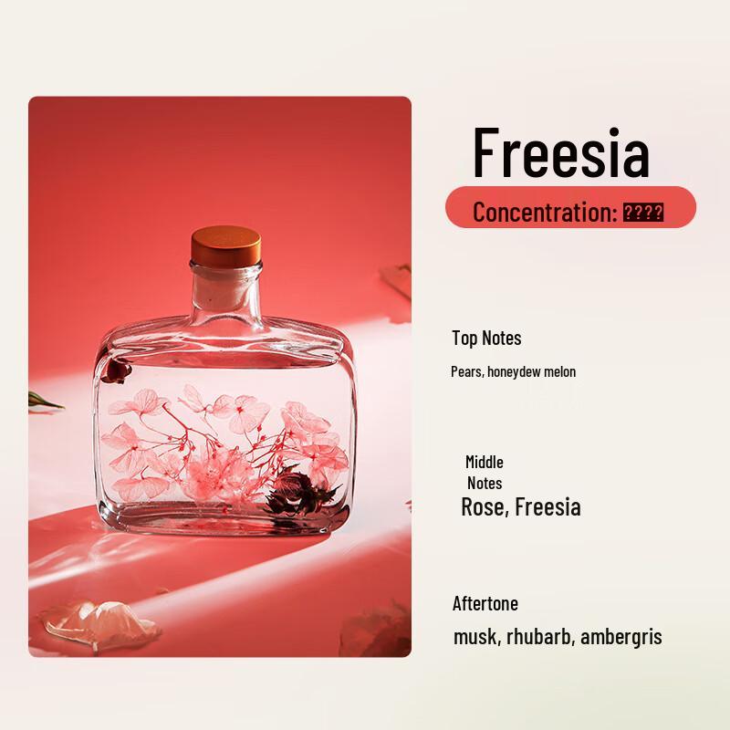 Miling Freesia Flameless Reed Diffuser Set