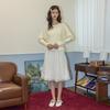 Deondeulob Dd_Flared Mesh Skirt_Ivory