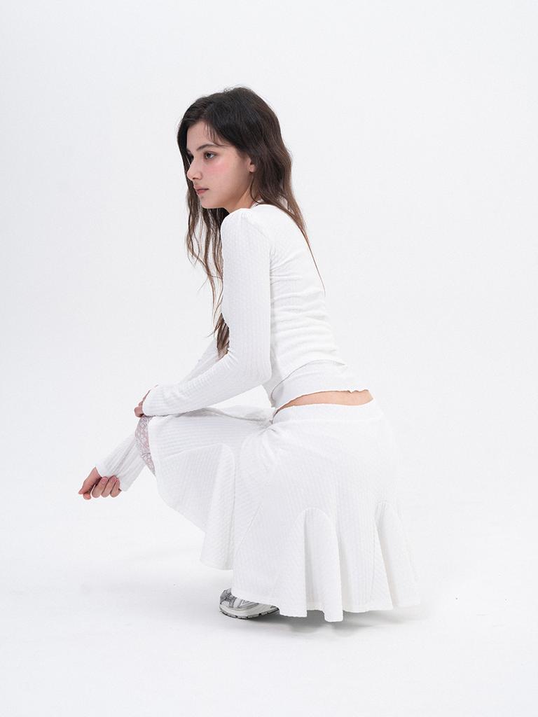 Lupeon Pico Volume Skirt / Pico Volume Skirt [White]