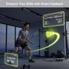 1 Set Hanging Badminton Trainer Luminous Glow Design No Ball Picking Needed Fit For Indoor Home Practice Kids Beginners