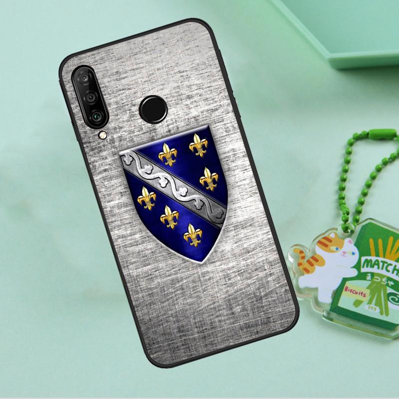 Bosnia and Herzegovina Flag For Huawei Nova Y90 Y70 Y60 Y61 Y91 Y72 9 10 SE 12i 12s 11i 5T P60 Pro P20 P30 P40 Lite Case