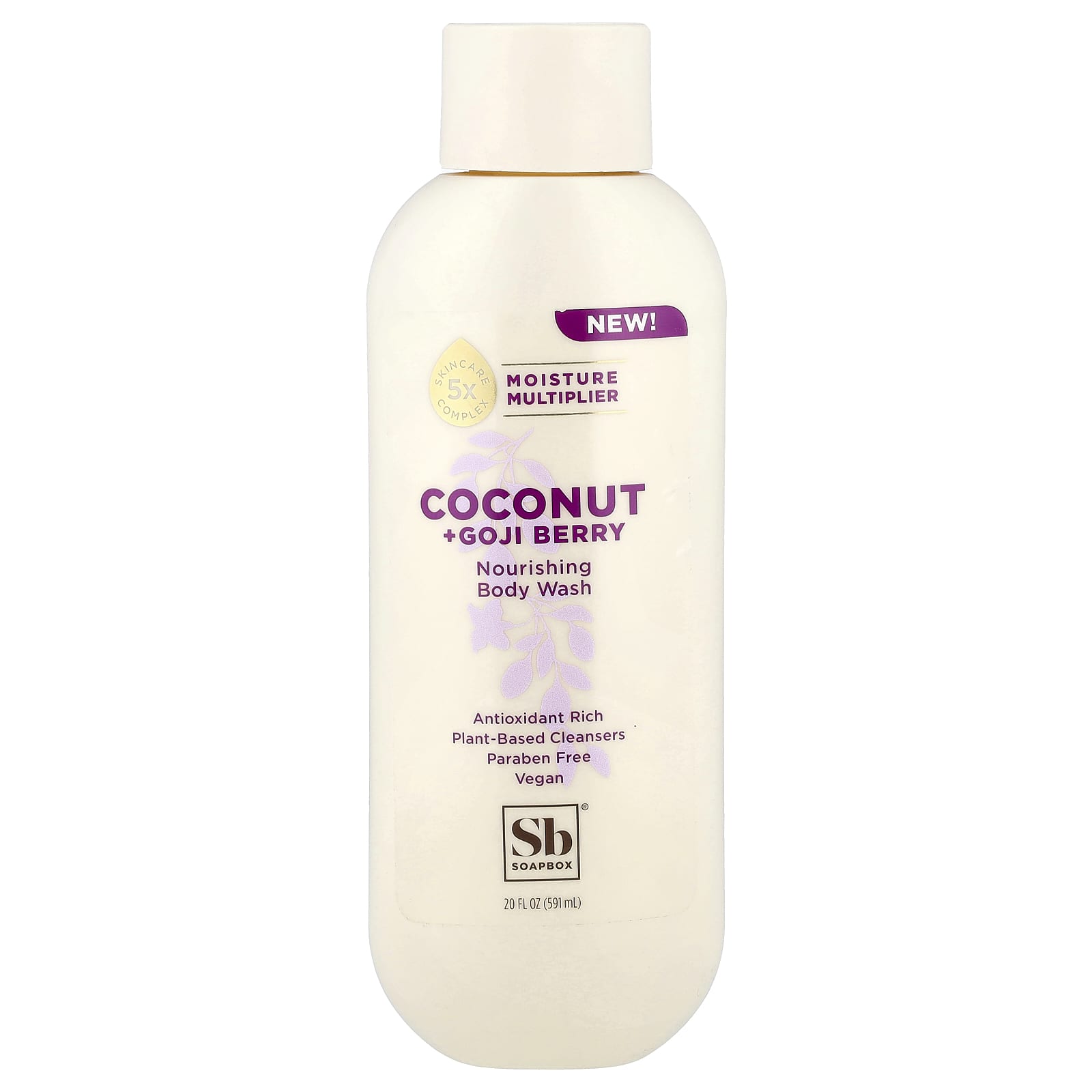 

Soapbox, Nourishing Body Wash, Coconut + Goji Berry, 591ml (20fl oz)