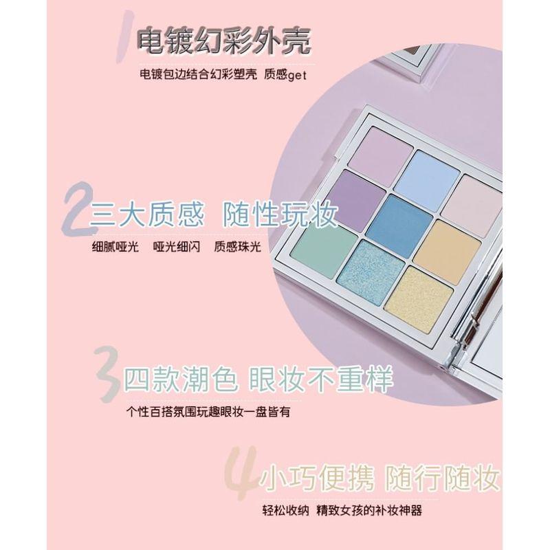 SHEDELLA - 9 Shades Matte Eyeshadow Palette - Mystrey Forest