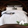 Hengyuanxiang 100% Cotton Antibacterial Jacquard Tussah Silk Quilt