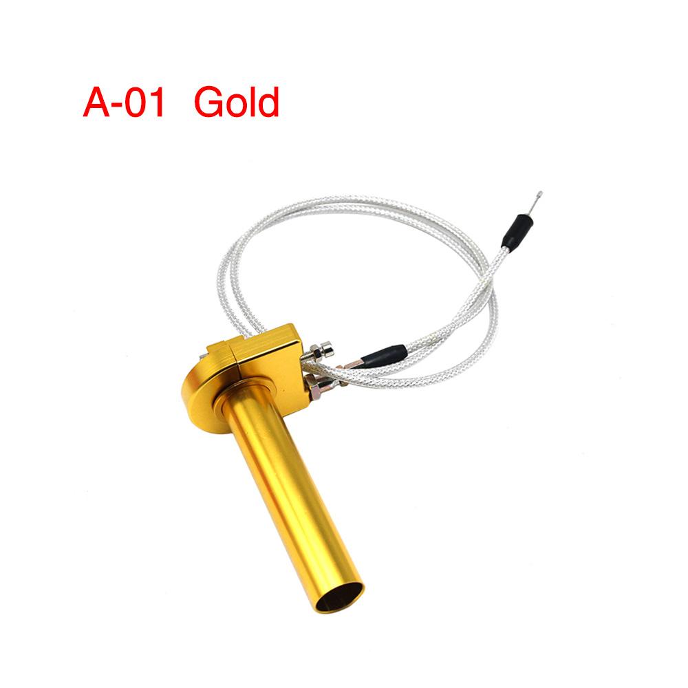 ZSDTRP 7/8" Aluminum Throttle Grip Twist Quick Action Gas Throttle Settle With Cable For Dirt Pit Bike 50cc 110cc 125cc