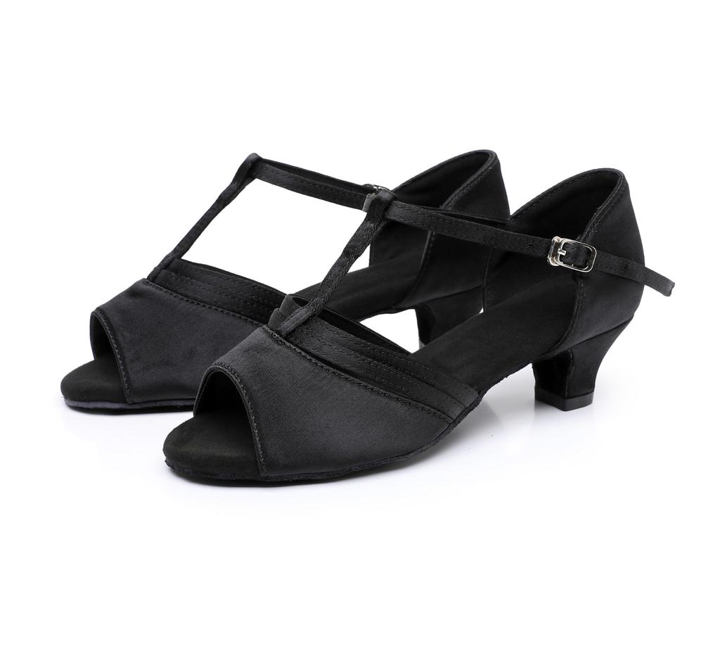 Lateinamerikanische Tanzschuhe für Damen, Gesellschaftstanz, Modern, Tango, Tanz-Performance-Schuhe, 4 cm Absatz