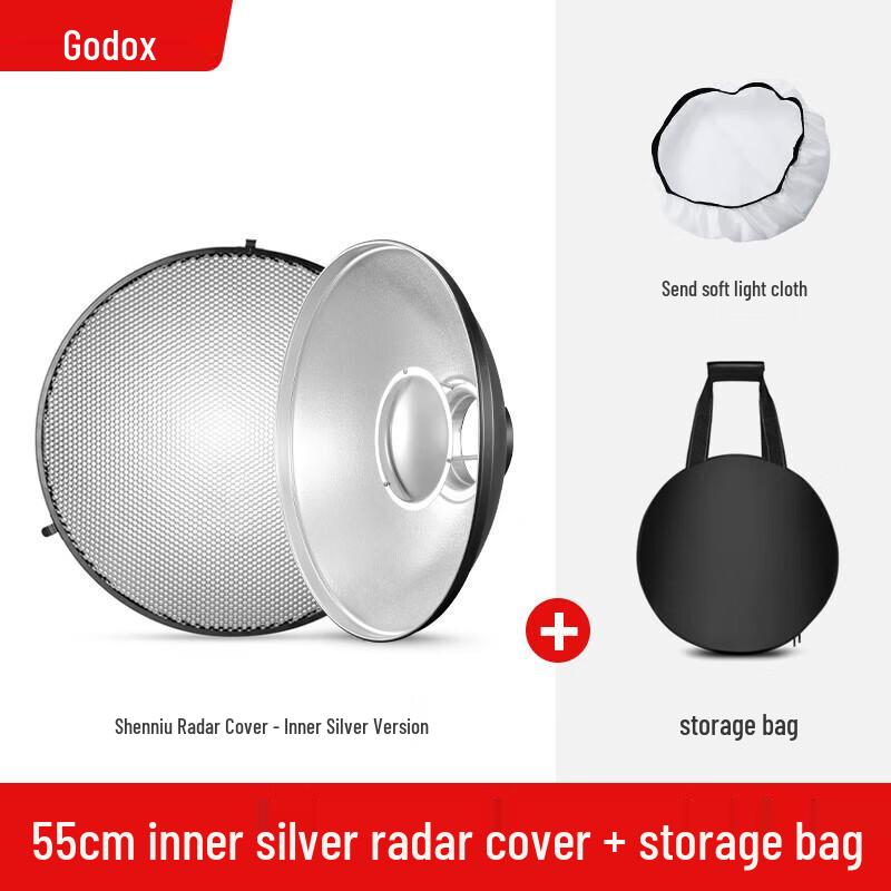 Godox 55CM Deep Parabolic Silver Softbox Kit