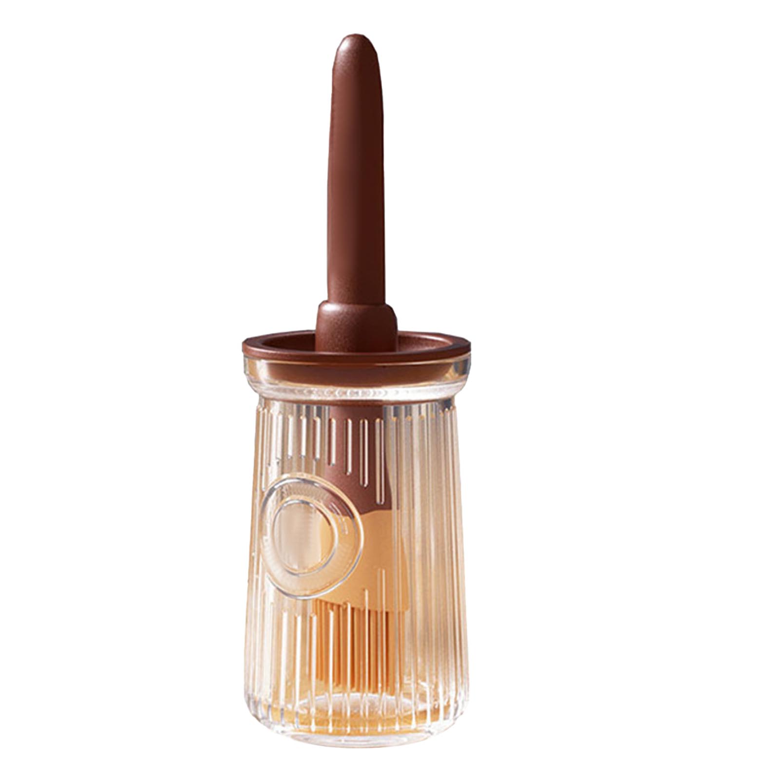 

Кисть для масла, термостойкая, пищевая силиконовая, кисточка для поливки кондитерских изделий, с бутылкой, белая красный