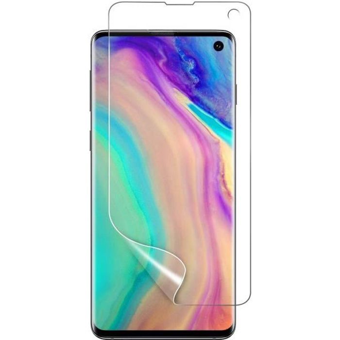 Film Protection Plastique Samsung Galaxy S10e - Protecteur Ecran en Plastique Incurve Integral Resistant [Phonillico®]