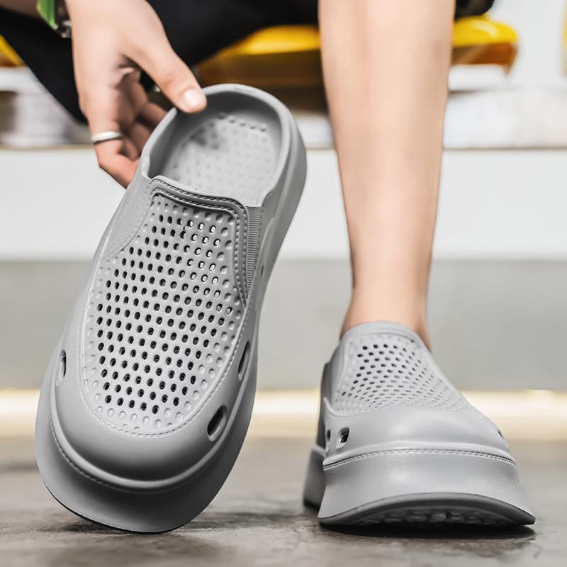 Men's Casual Lightweight Comfortable Summer Sandals Men's Outdoor Beach Slippers Family Couple Couple Walking Shower Shoes