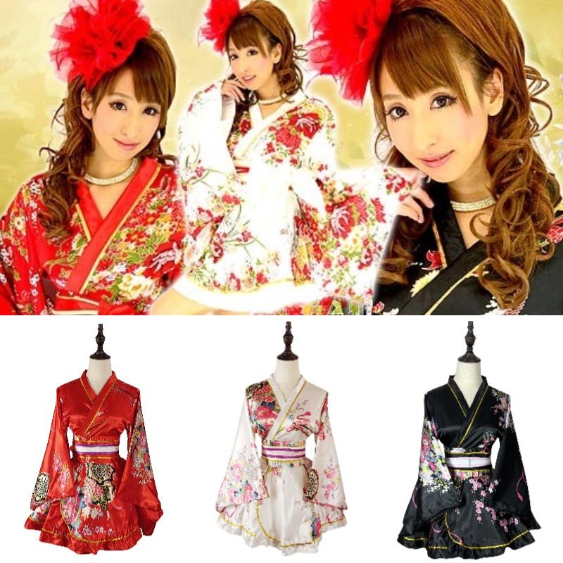Women's Elegant Floral Kimono Robe Traditional Style Cosplay Anime Photo Shoot Sleepwear" Characters)