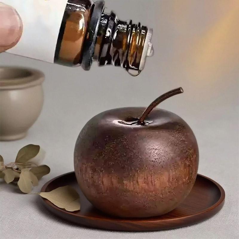 Cute Apple Shaped Scented Wood Aromatherapy Essential Oil Diffuser Stick Long-lasting Fragrance Without Fire Essential Oil Decor