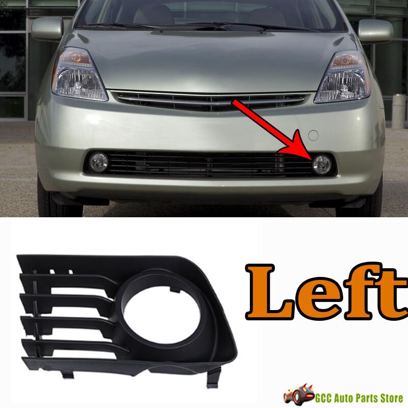 Left Front Bumper Fog Lamp Cover Grille For Toyota Prius 2004-2009