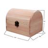 New 1/3Pcs Jewellery Keepsake Pine Plain Storage Wedding Wooden Arched Hinged Boxes Practical Decorate Wooden Box Trinket