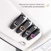 Car Glasses Case Auto Sun Visor Glasses Holder Clip For Jeep Renegade Compass Grand Cherokee Wrangler jk Gladiator Patriot AJP1