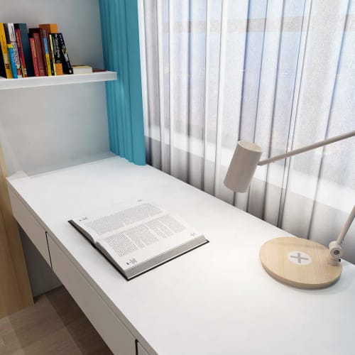 YENHOME Cutting Sheet, Plain White Wallpaper Sticker, DIY Wallpaper, Stylish Matte, 60cm x 3m, Ceiling, Wallpaper Repair, Removable, Self-Adhesive, Wa