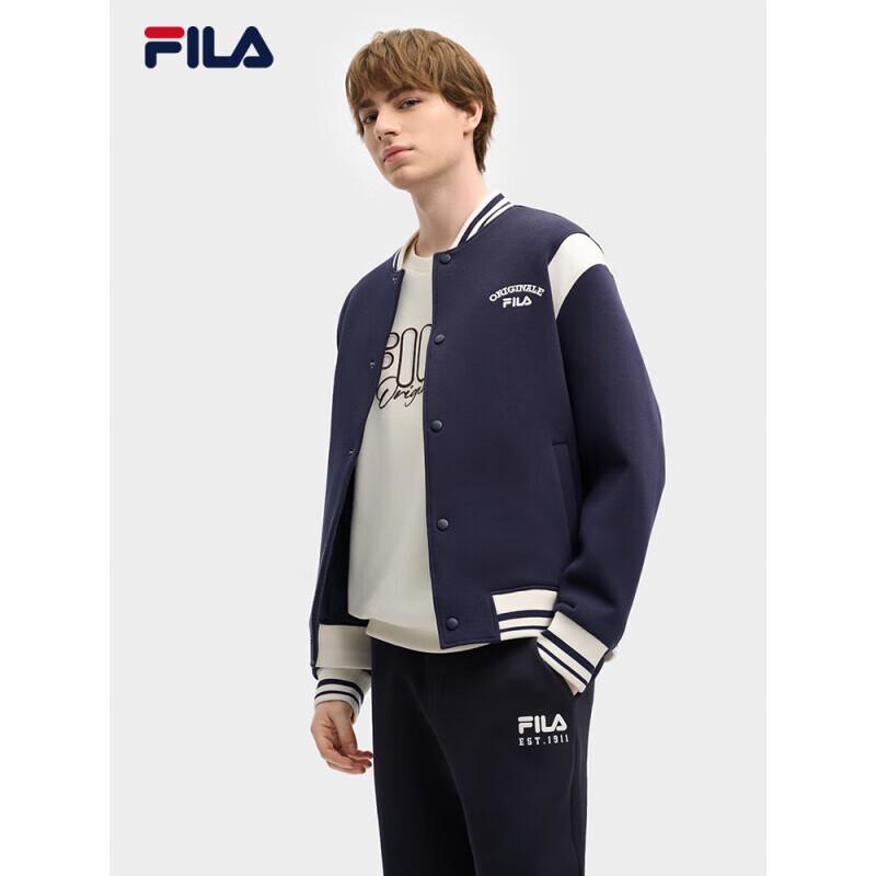 FILA Men's 2025 Spring Casual Baseball Jacket