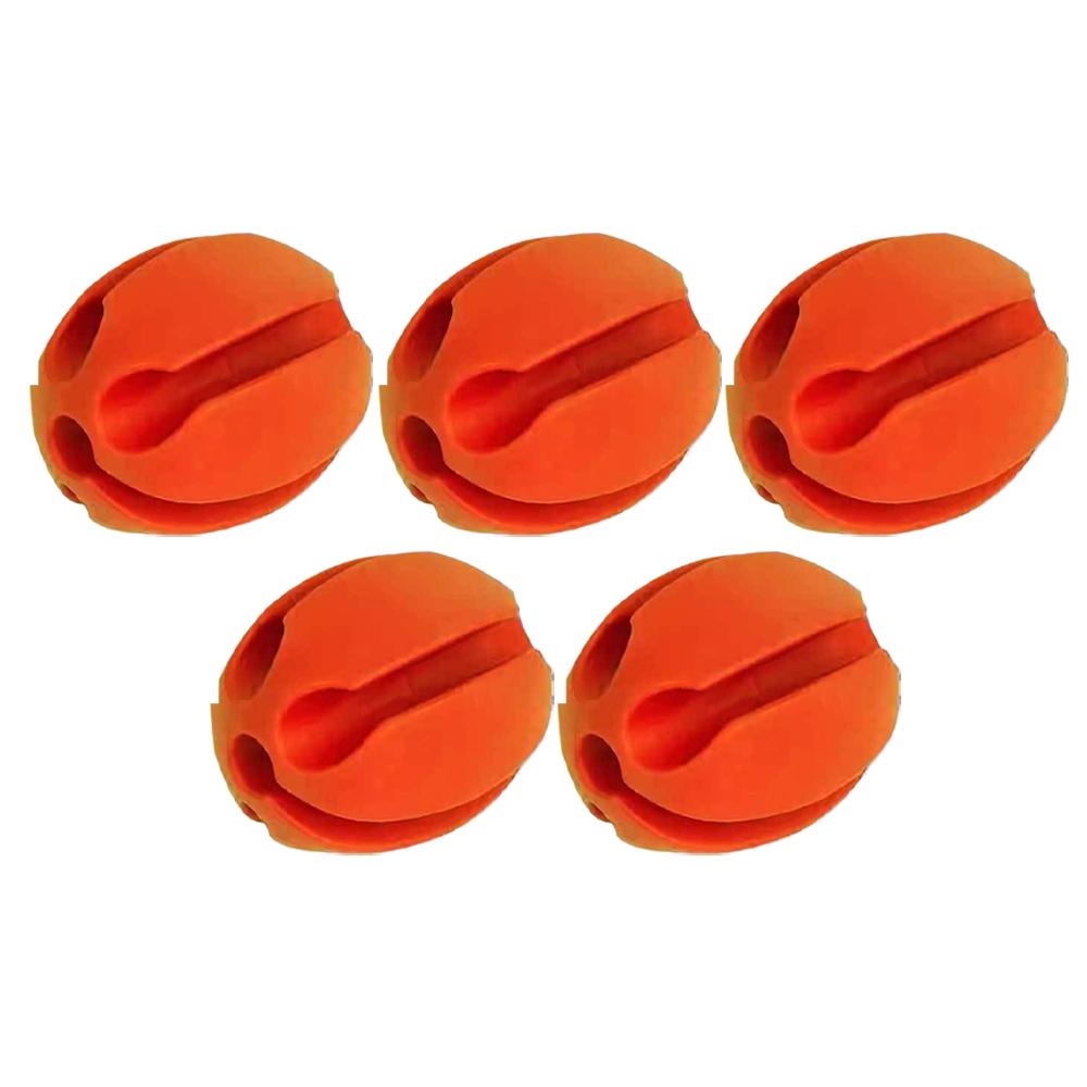 5pcs Rod Protection Cover Rod Ball Retaining Clip Rod Holder Protector Storage Device Fishing Equipment Fishing Tools