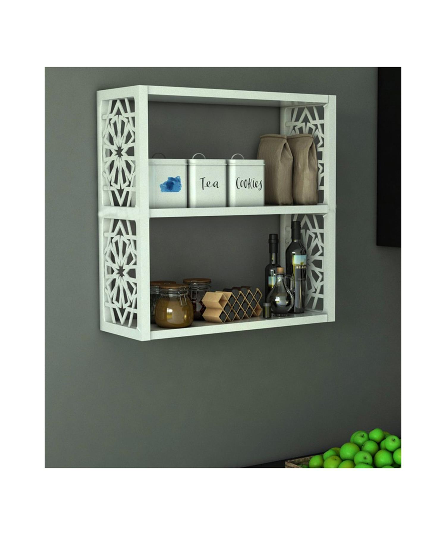 

Decorative Wall Shelf White (50X45X20)