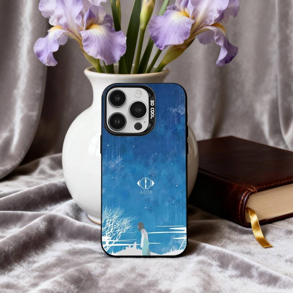 M-MUSIC Y-YorushikaS A-ART Phone Case For iPhone17,16,15,14,13,12,11 Plus,Pro Max Candy Silver Plated Inside Cover