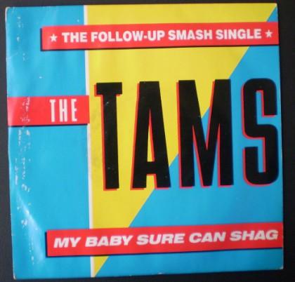 

7inch Record TAMS - My Baby Sure Can Shag VS1037 Virgin 1988 UK Soul/Funk Used