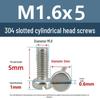 Yigu 304 Stainless Steel Slotted Pan Head Screws M1.6-M10