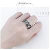 Adjustable Vintage Coin Ring Men Women Sterling Retro Style Finger Gift Accessory