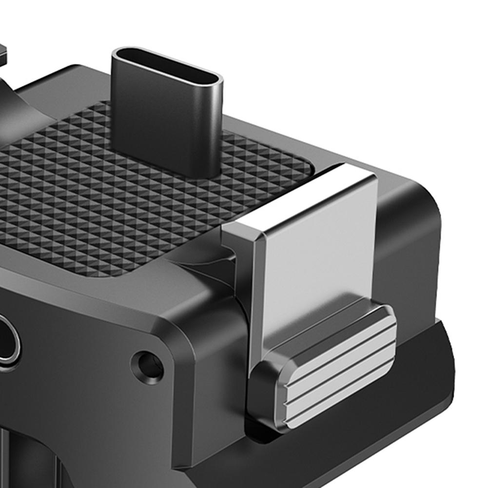 Suport pliabil pentru trepied 1/4 Gimbal cameră cu eliberare rapidă suport tip C adaptor conector pentru DJI Pocket 3 Gimbal cameră portabilă