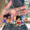 Dragon Ball Son Goku Mini Cute Kawaii Keychain Action Figure Anime Model Cartoon Bag Doll Pendant Figurine Toys Gift 1Pcs Random