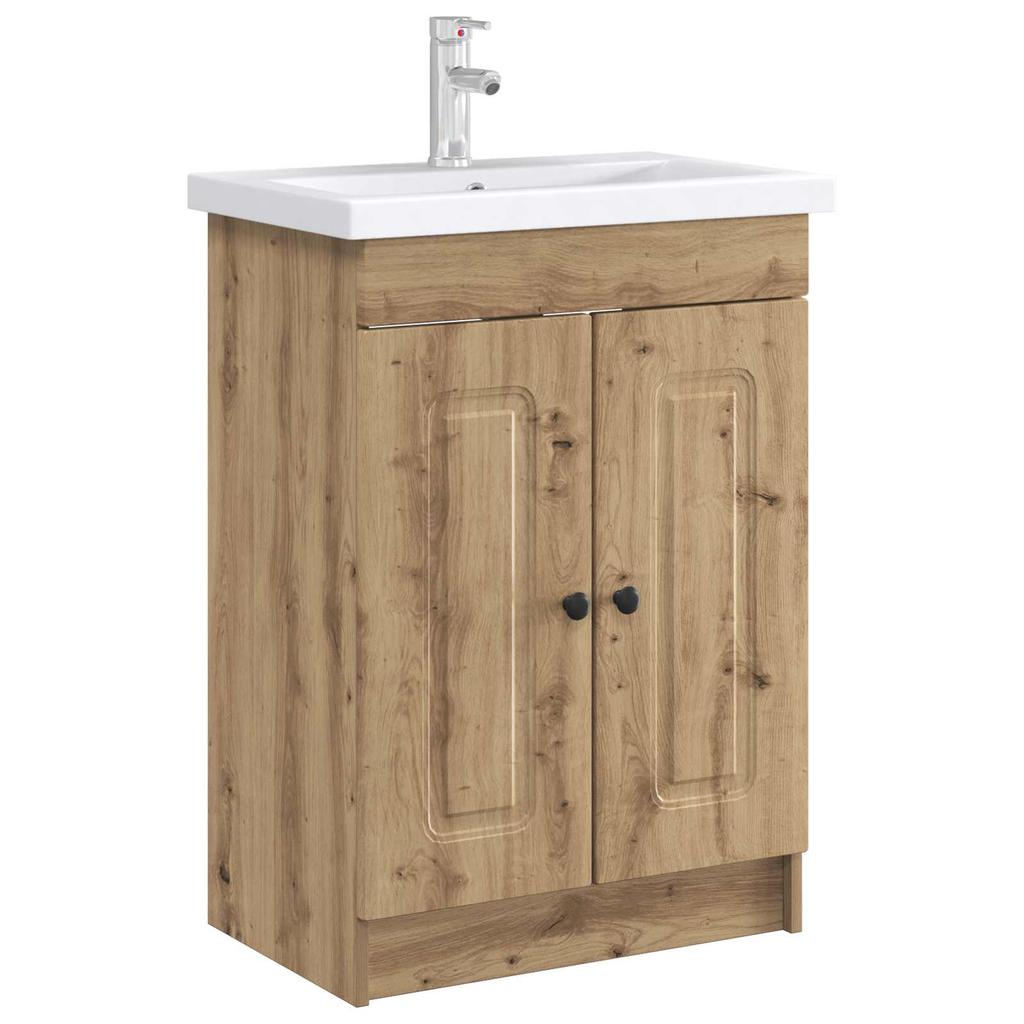 Under Sink Bathroom Cabinet Artisan Oak