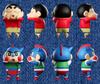 6pcs Anime Figure Xiaoxin Screen Lying Style Blind Box Kawaii Car Ornament Cartoon Figure Display Decor Craft Toys Surprise Gift