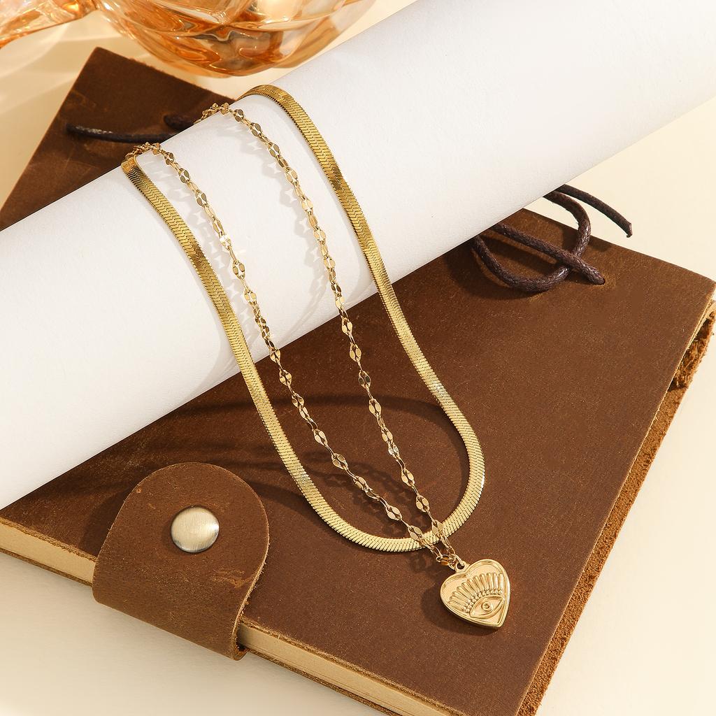 Atoztide Fashion Bohemian Style Ocean Series Pendant Necklace for Women Stainless Steel Multiple Styles Necklace Jewelry Gift