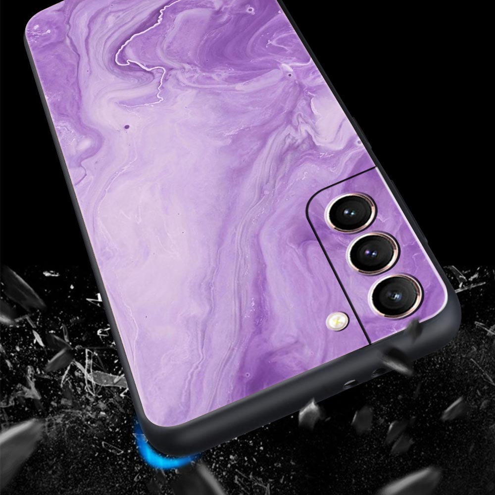 Infinity On Purple Soft Phone Case For Samsung Galaxy S24 S23 S22 S20 Ultra S21 FE 5G S10 S9 Plus S10E S8 20 Silicone TPU Cover
