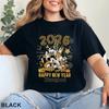 2026 Sommer Frohes Neues Jahr Grafik T-Shirt Unisex Unisex Mode Baumwollqualität Lässig Locker Kurzarm Klassisch Unisex