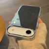 Metal Frame Makeup Mirror Phone Case For iPhone 17 17E 16E Pro Max 16 15 14 13 12 11 Pro Max 16 Plus Plating Shockproof Cover