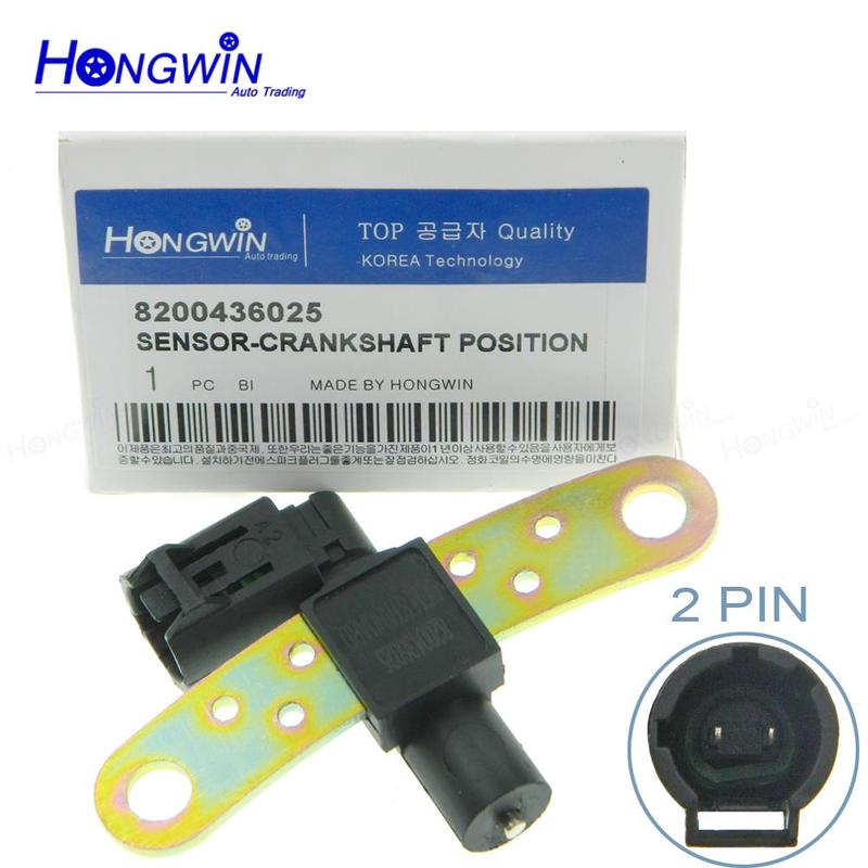 8200643171 8200436025 Crankshaft Position Sensor For Renault Clio Kangoo Megane Scenic Twingo Logan 1.0 1.4 1.6