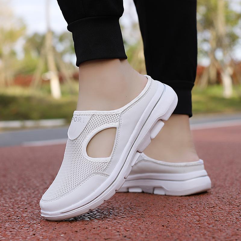 Middle -aged and Elderly Mothers Large Size Men/women's Shoes Outdoor Light Casual Shoes Breathable Couple Slippers