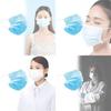 High Quality Adult Disposable Masks Blue Three Layer Non Woven Earloop Protective Masks
