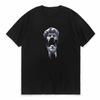 David Sculpture Vintage Washed Black Tshirt Unisex Unisex Loose American Fashion Short Sleeve Tee