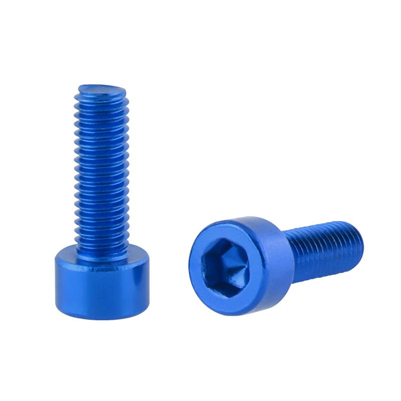 MUQZI 2/4PCS Bicycle Bottle Cage Screws M5 Ultra-Light Aluminum Bottle Cage Holder Bolts MTB Road Bike Accessories 6