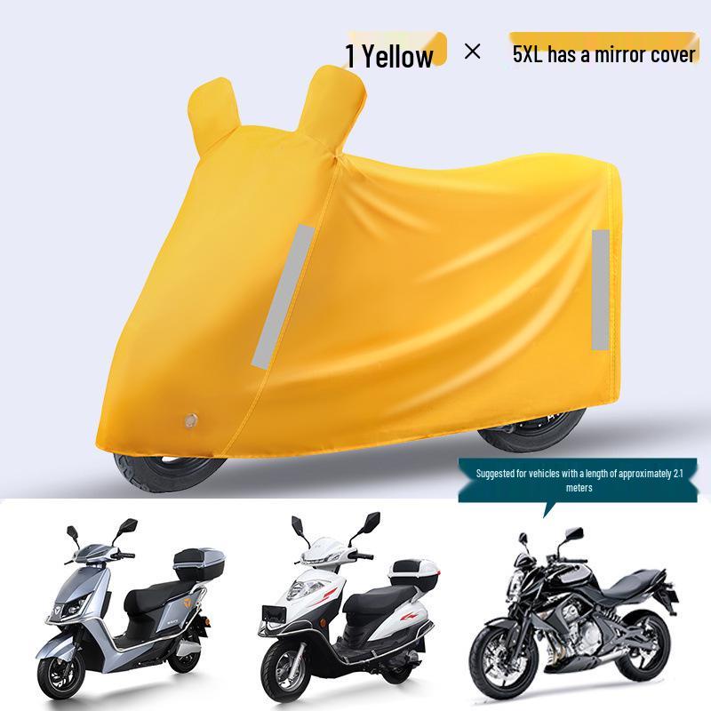 Electric Motorcycle Dustproof & Rainproof Cover Set for Scooters and Battery Cars